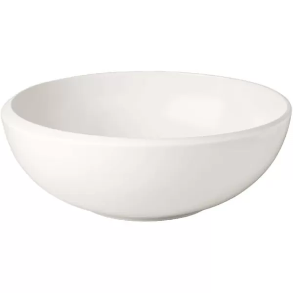 Villeroy &amp; Boch NewMoon BOL Modern Bowl for Cereals, soups, Salad or Desserts Made of Premium Porcelain, Dishwasher Safe, White, 750 ml