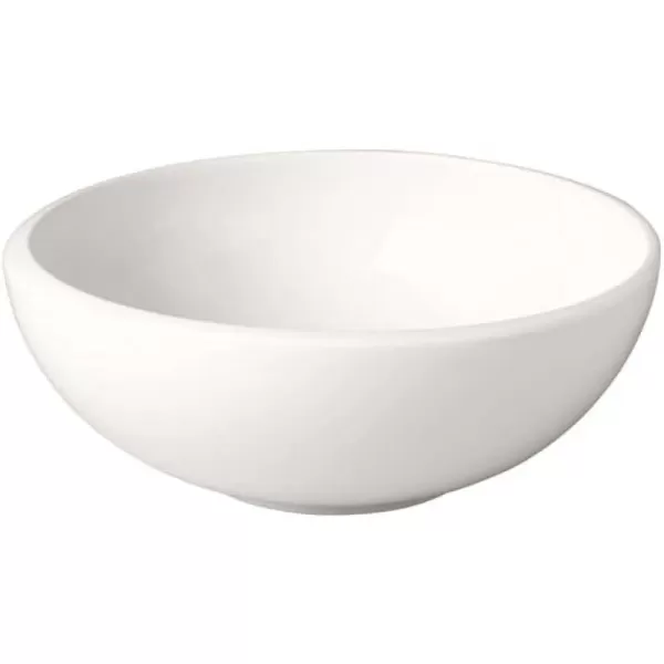 Villeroy &amp; Boch NewMoon BOL Modern Bowl for Cereals, soups, Salad or Desserts Made of Premium Porcelain, Dishwasher Safe, White, 750 ml