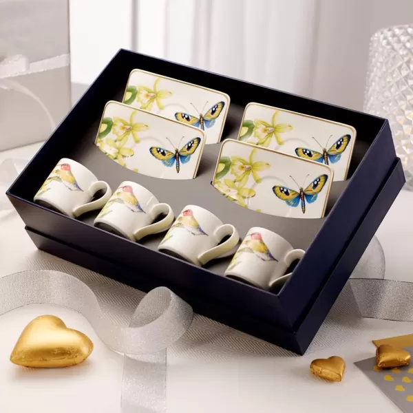 Villeroy &amp; Boch 10-3514-1420 Amazonia Mocha/Espresso Cup, Porcelain, Pack of 1