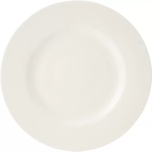 Villeroy &amp; Boch Twist Plate 6 People 12-Pieces Elegant Premium Porcelain Crockery Set White Dishwasher Safe