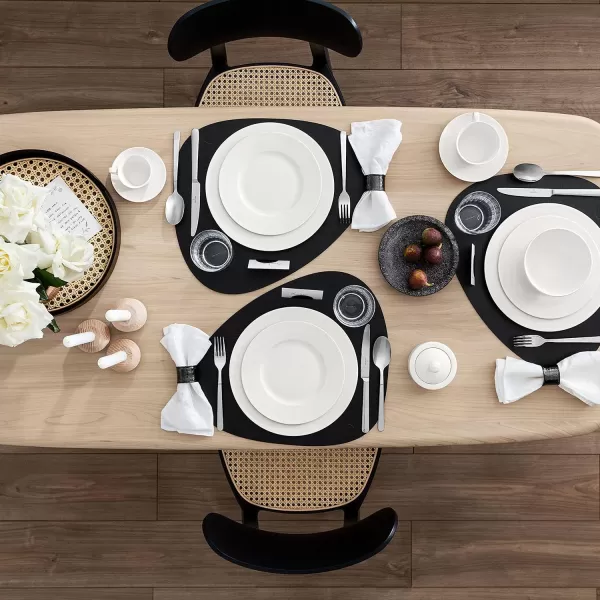 Villeroy &amp; Boch Twist Plate 6 People 12-Pieces Elegant Premium Porcelain Crockery Set White Dishwasher Safe