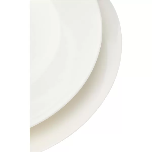 Villeroy &amp; Boch Twist Plate 6 People 12-Pieces Elegant Premium Porcelain Crockery Set White Dishwasher Safe