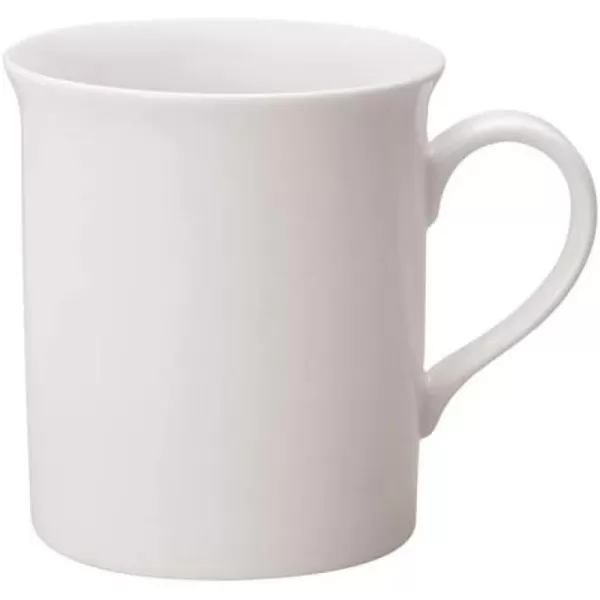 Villeroy &amp; Boch Twist Plate 6 People 12-Pieces Elegant Premium Porcelain Crockery Set White Dishwasher Safe