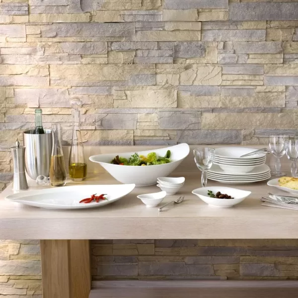 Villeroy &amp; Boch - 10-3461-3575 Villeroy &amp; Boch New Cottage Special Serve Salad Deep Bowl, 11.5 in, White