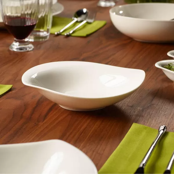 Villeroy &amp; Boch - 10-3461-3575 Villeroy &amp; Boch New Cottage Special Serve Salad Deep Bowl, 11.5 in, White