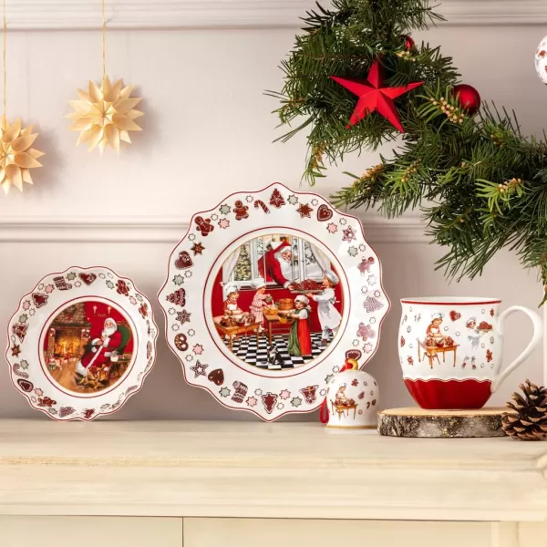 Villeroy &amp; Boch Annual Christmas Edition Bowl, Small, Premium Porcelain, 16,5X16,5X3,5CM, Multicloured
