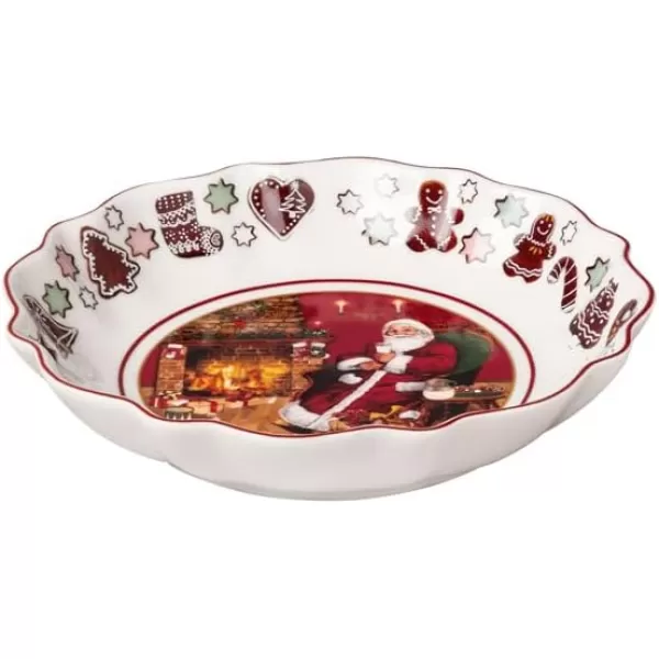 Villeroy &amp; Boch Annual Christmas Edition Bowl, Small, Premium Porcelain, 16,5X16,5X3,5CM, Multicloured