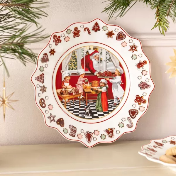 Villeroy &amp; Boch Annual Christmas Edition Bowl, Small, Premium Porcelain, 16,5X16,5X3,5CM, Multicloured