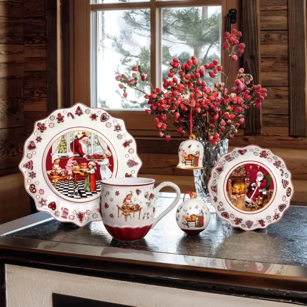 Villeroy &amp; Boch Annual Christmas Edition Bowl, Small, Premium Porcelain, 16,5X16,5X3,5CM, Multicloured