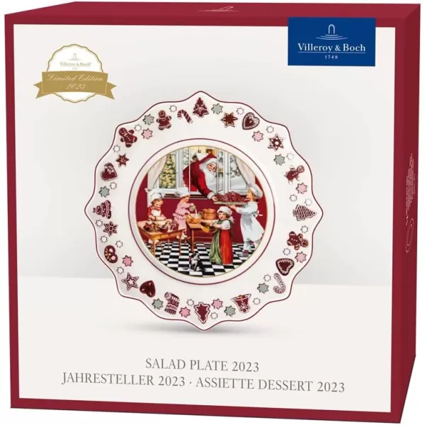 Villeroy &amp; Boch Annual Christmas Edition Bowl, Small, Premium Porcelain, 16,5X16,5X3,5CM, Multicloured