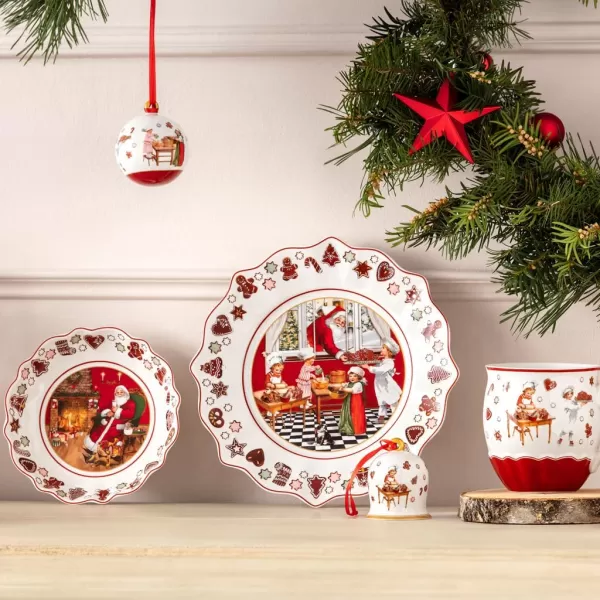Villeroy &amp; Boch Annual Christmas Edition Bowl, Small, Premium Porcelain, 16,5X16,5X3,5CM, Multicloured
