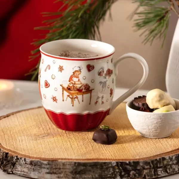 Villeroy &amp; Boch Annual Christmas Edition Bowl, Small, Premium Porcelain, 16,5X16,5X3,5CM, Multicloured