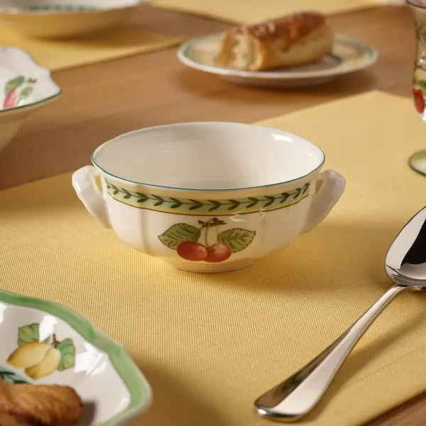 Villeroy &amp; Boch Design Naif Cream Cup Soup Bowl, Large, Multi