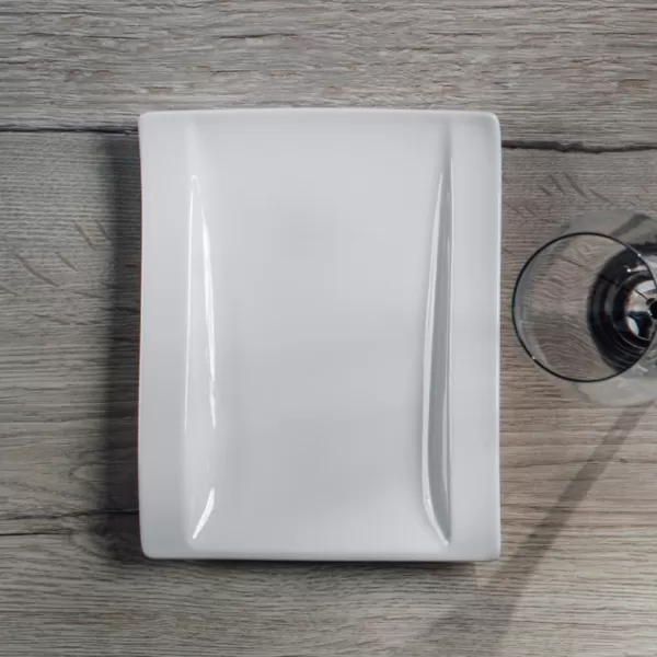 Villeroy &amp; Boch New Wave B&amp;B Appetizer Plate, 7 x 6 in, White