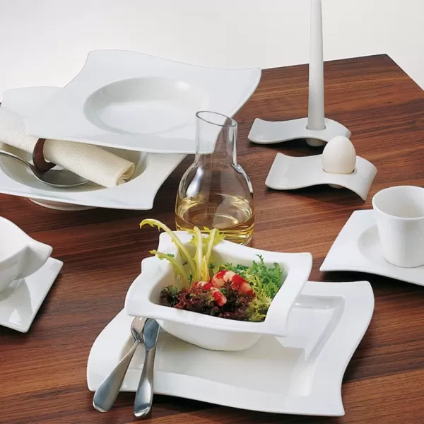 Villeroy &amp; Boch New Wave Move 2 , 5.5 x 6 in, White, 1 Count 
