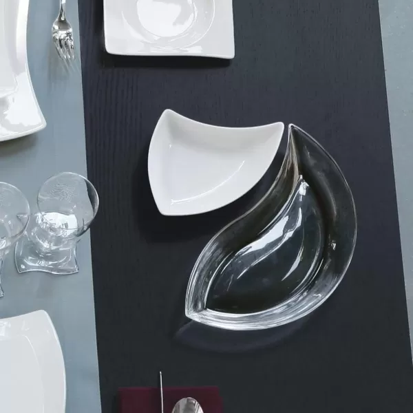Villeroy &amp; Boch New Wave Move 2 , 5.5 x 6 in, White, 1 Count 