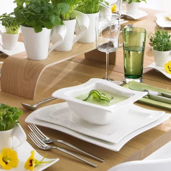 Villeroy &amp; Boch New Wave Move 2 , 5.5 x 6 in, White, 1 Count 
