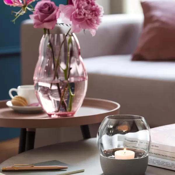 Villeroy &amp; Boch - Rose Garden Home Vase, 20 cm, Crystal Glass, Pink