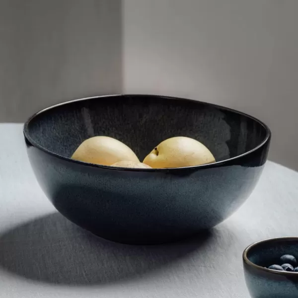 like. by Villeroy &amp; Boch - Lave Beige Serving Bowl 25.5 x 25 x 11 cm, Serving Bowl Beige, Earthenware, 2,200 ml