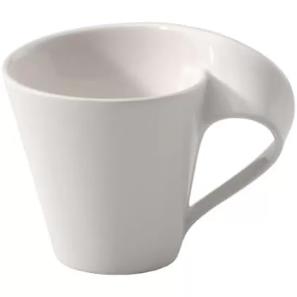 Villeroy &amp; Boch 1024841425 New Wave Cafe Espresso Cup, 2.75 Ounce, White)