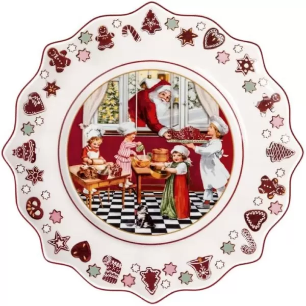 Villeroy &amp; Boch Annual Christmas Edition Bowl, Small, Premium Porcelain, 16,5X16,5X3,5CM, Multicloured