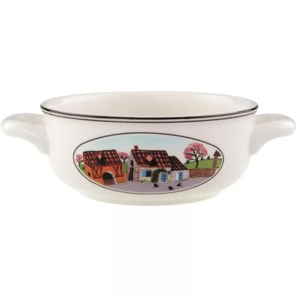 Villeroy &amp; Boch Design Naif Cream Cup Soup Bowl, Large, Multi