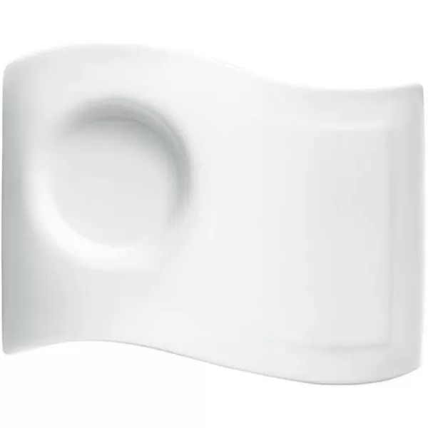 Villeroy &amp; Boch New Wave B&amp;B Appetizer Plate, 7 x 6 in, White