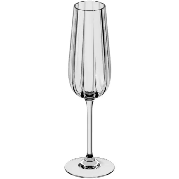 Villeroy &amp; Boch - Rose Garden Champagne Flute, Set of 4, 120 ml, Crystal Glass