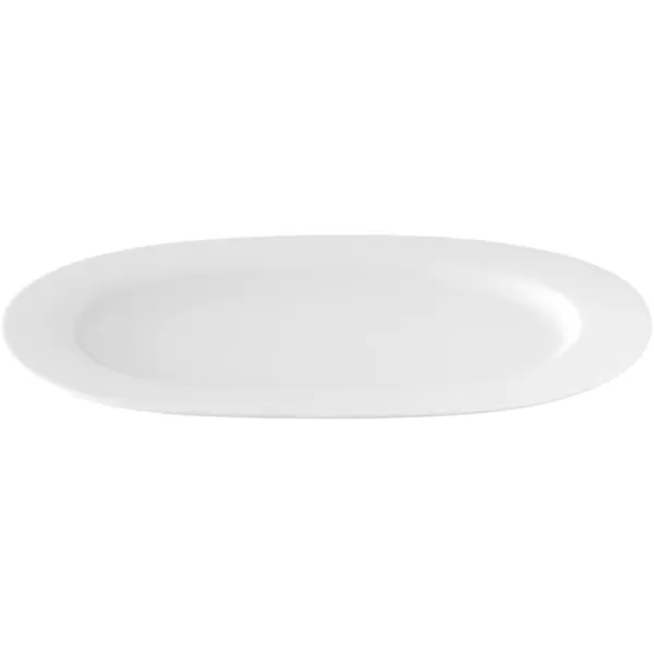 Anmut Oval Serving Platter by Villeroy &amp; Boch - Premium Bone Porcelain - Made in Germany - Dishwasher and Microwave Safe - 16 Inches