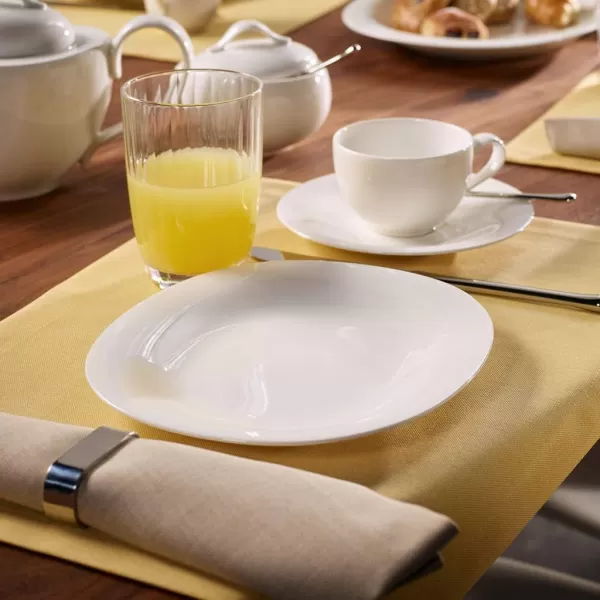 Villeroy &amp; Boch New Cottage Basic Oblong Dinner Plate, 11.5 x 9.75 in, White
