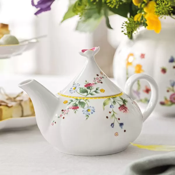 Villeroy &amp; Boch Spring Awakening Mug, Grandpa Hans &amp; Paul 11.5 x 8 x 10.5 cm, Yellow-Green Cup, 280 ml