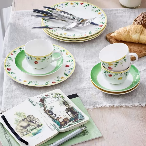 Villeroy &amp; Boch Spring Awakening Mug, Grandpa Hans &amp; Paul 11.5 x 8 x 10.5 cm, Yellow-Green Cup, 280 ml