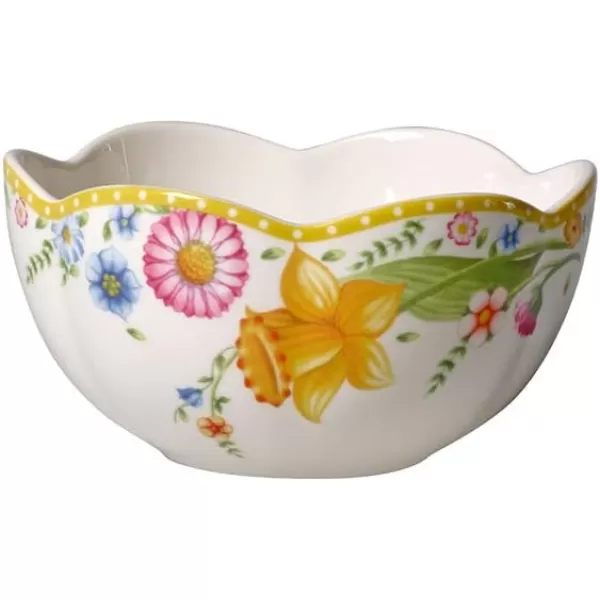 Villeroy &amp; Boch Spring Awakening Small Bowl, Porcelain, Yellow/Green/Red