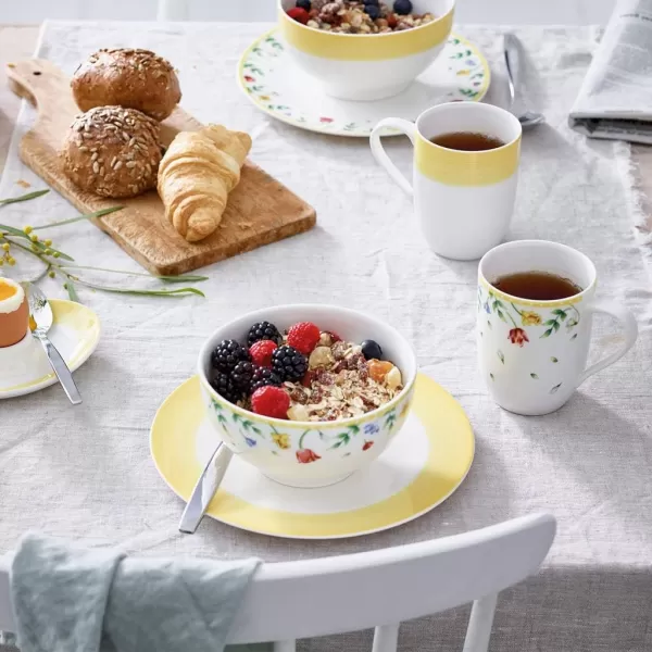 Villeroy &amp; Boch Spring Awakening Small Bowl, Porcelain, Yellow/Green/Red