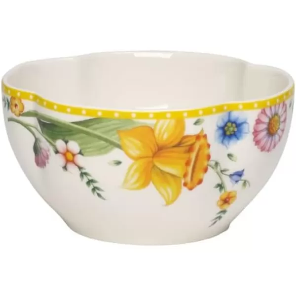 Villeroy &amp; Boch Spring Awakening Small Bowl, Porcelain, Yellow/Green/Red
