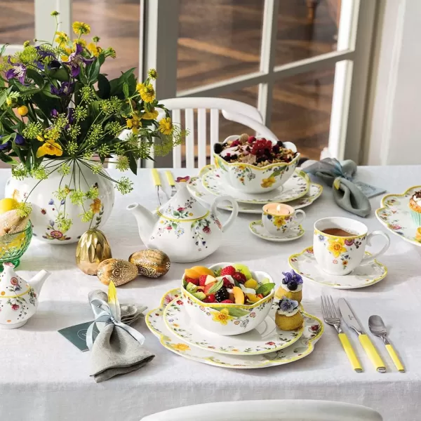 Villeroy &amp; Boch Spring Awakening Small Bowl, Porcelain, Yellow/Green/Red