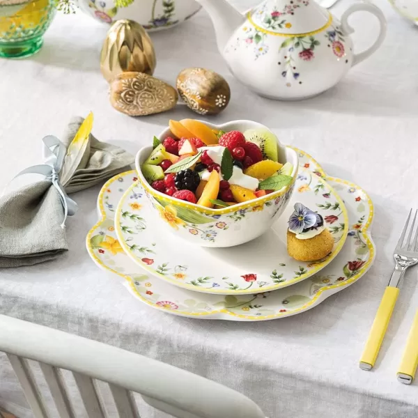 Villeroy &amp; Boch Spring Awakening Small Bowl, Porcelain, Yellow/Green/Red
