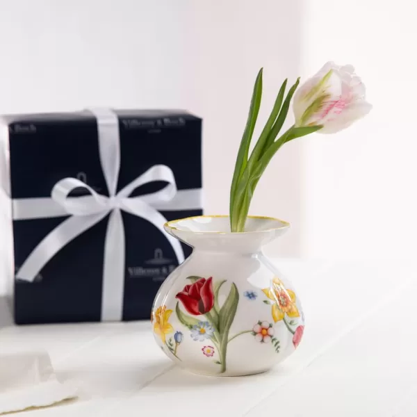 Villeroy &amp; Boch Spring Awakening Vase, 10,5cm, Yellow