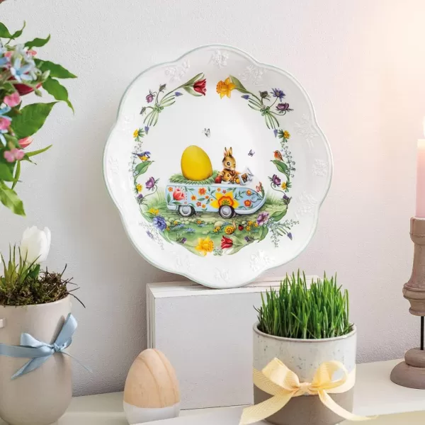 Villeroy &amp; Boch Spring Fantasy Small Paul Bowl for Sweets, Premium Porcelain, Multi-Coloured, 16 x 3.5 cm, 16 x 3,5