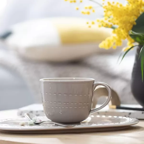 Villeroy &amp; Boch it's my moment Mug Open : Almond, 17 oz, Premium Porcelain, Brown