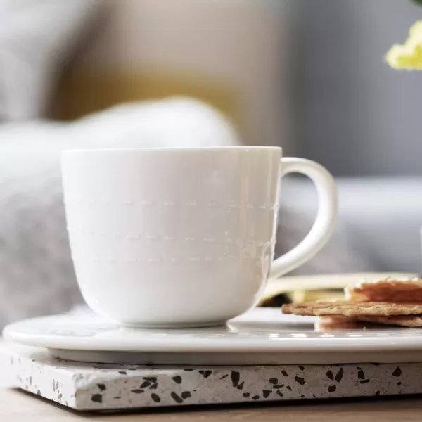 Villeroy &amp; Boch it's my moment Mug Open : Almond, 17 oz, Premium Porcelain, Brown