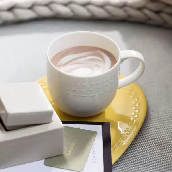 Villeroy &amp; Boch it's my moment Mug Open : Almond, 17 oz, Premium Porcelain, Brown