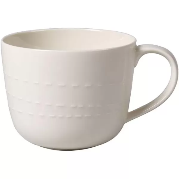 Villeroy &amp; Boch it's my moment Mug Open : Almond, 17 oz, Premium Porcelain, Brown
