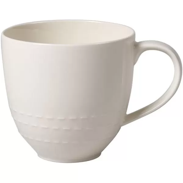 Villeroy &amp; Boch it's my moment Mug Open : Almond, 17 oz, Premium Porcelain, Brown