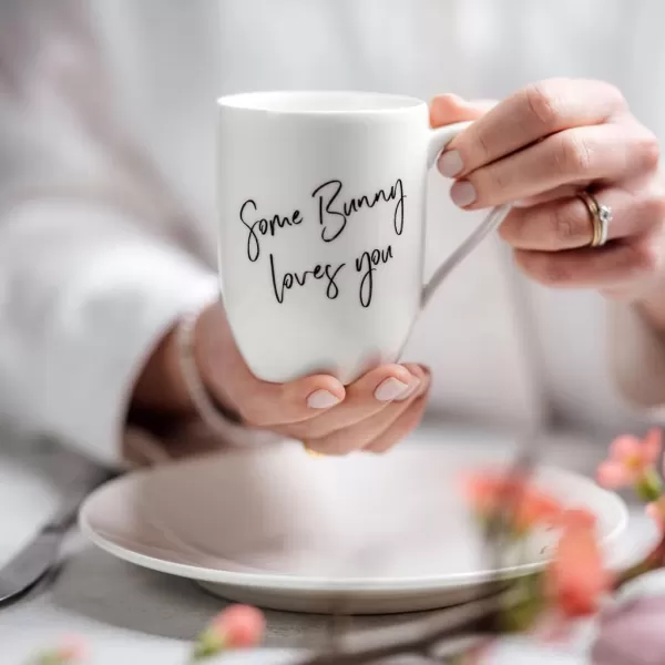 Villeroy &amp; Boch – Statement mug Je t'aime 11.5 x 8 x 10.5 cm, white porcelain cup, 280 ml