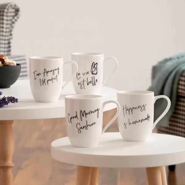 Villeroy &amp; Boch – Statement mug Je t'aime 11.5 x 8 x 10.5 cm, white porcelain cup, 280 ml