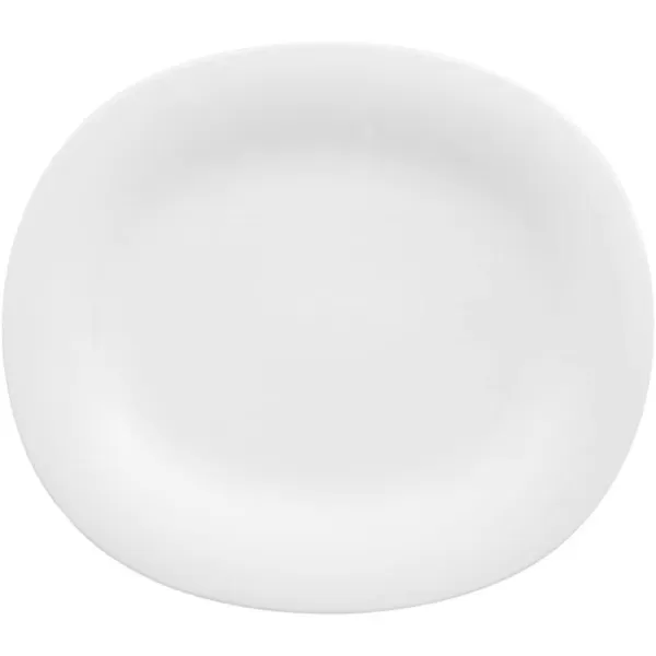 Villeroy &amp; Boch New Cottage Basic Oblong Dinner Plate, 11.5 x 9.75 in, White