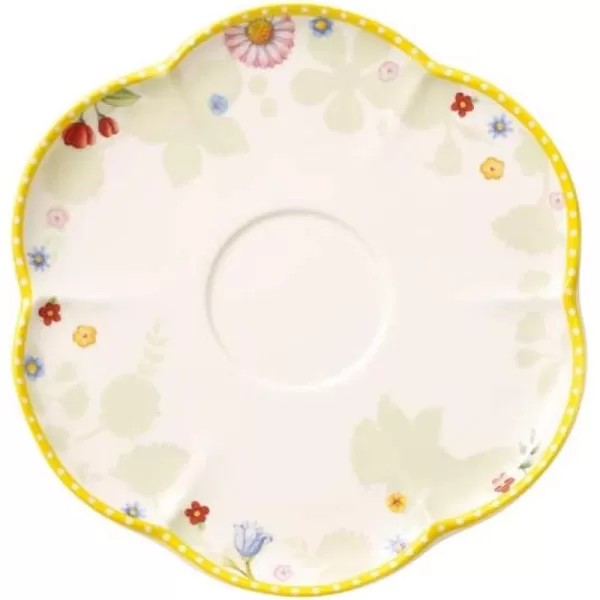 Villeroy &amp; Boch Spring Awakening Mug, Grandpa Hans &amp; Paul 11.5 x 8 x 10.5 cm, Yellow-Green Cup, 280 ml