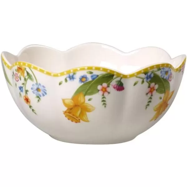 Villeroy &amp; Boch Spring Awakening Small Bowl, Porcelain, Yellow/Green/Red