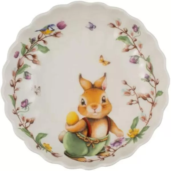 Villeroy &amp; Boch Spring Fantasy Small Paul Bowl for Sweets, Premium Porcelain, Multi-Coloured, 16 x 3.5 cm, 16 x 3,5